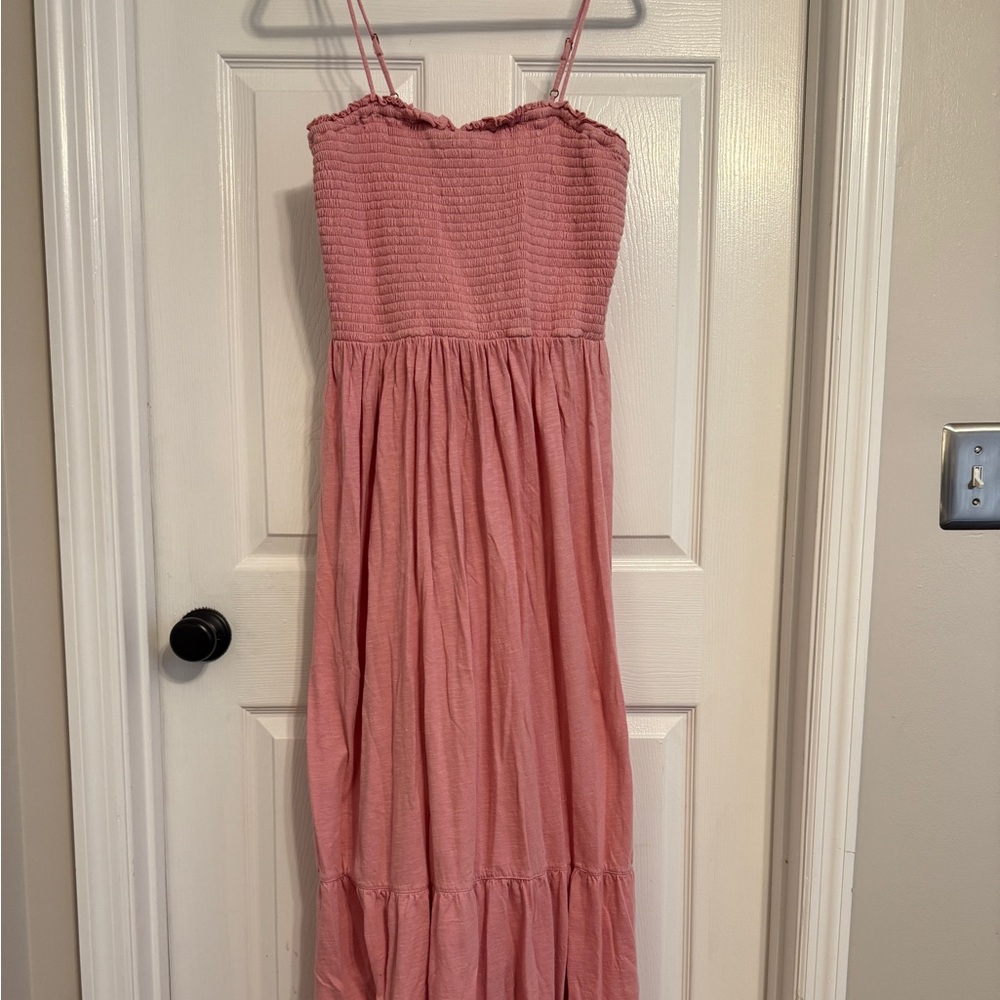 Anthropologie Daily Practice Soft Pink Maxi Dress